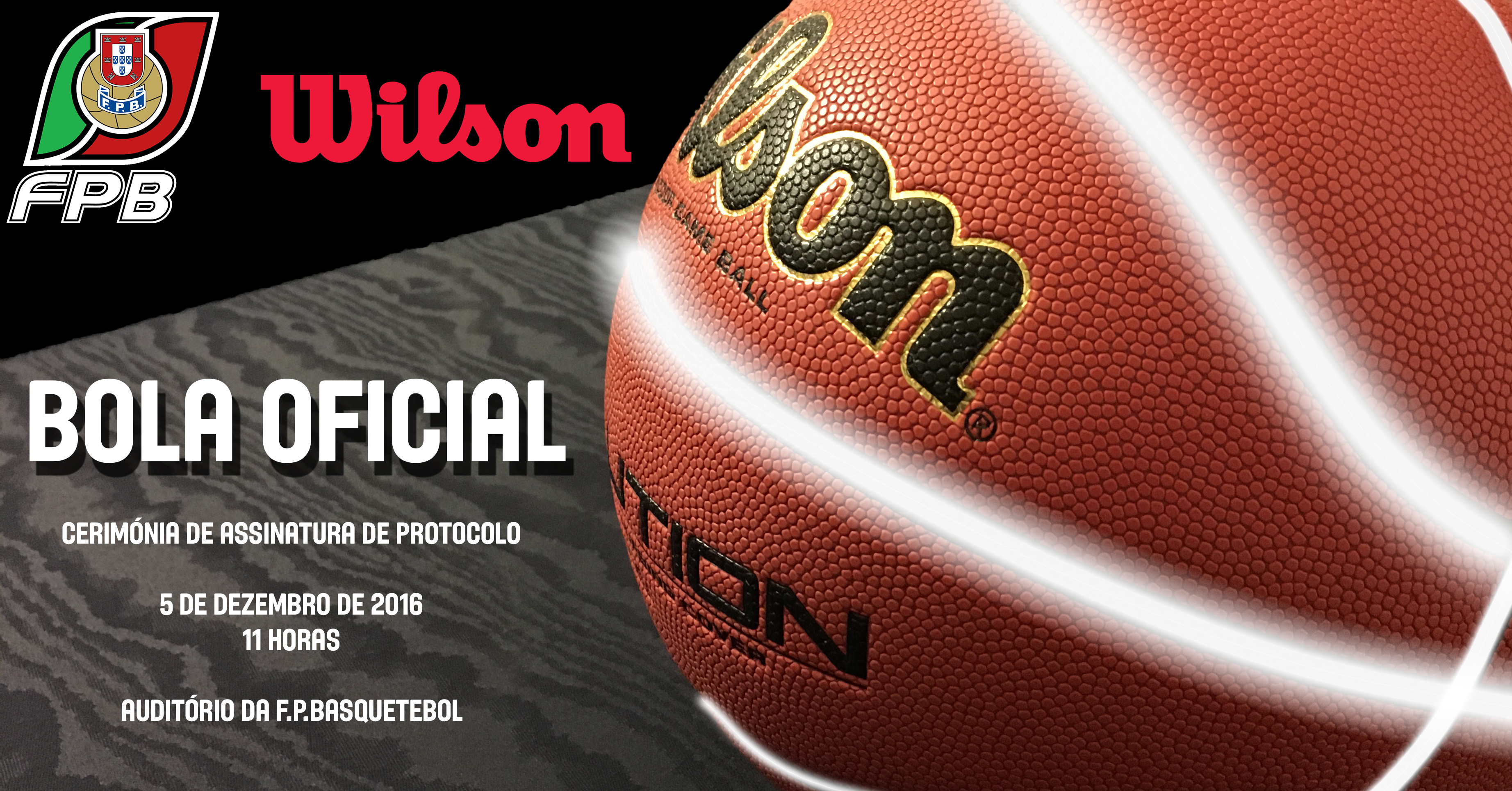 Wilson é a nova bola oficial da FPB