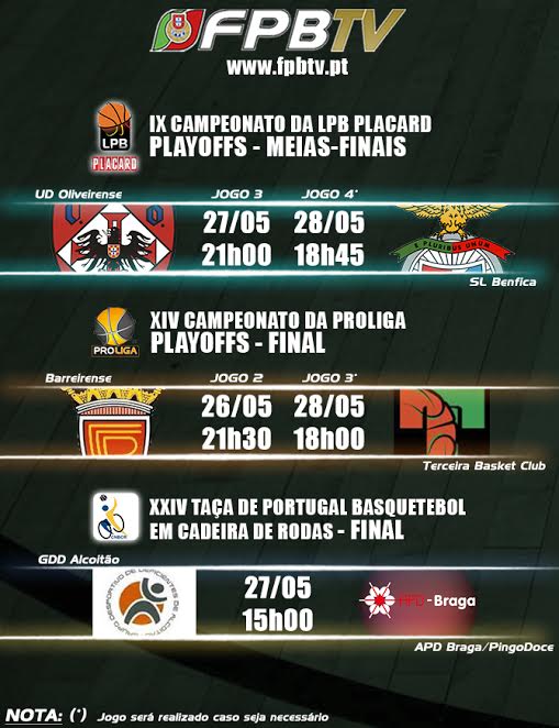 Jogos da LPB em directo